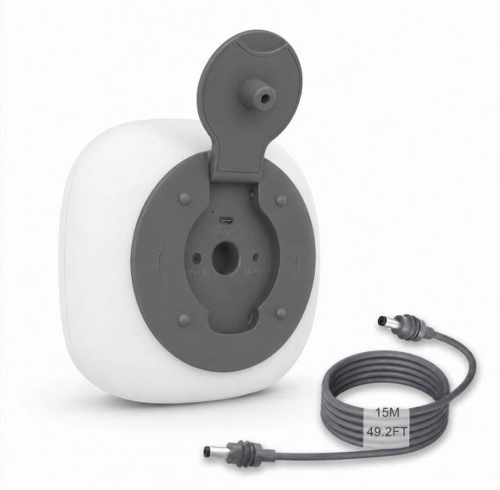 15m Manual Cable Reel Hub for Starlink Mini